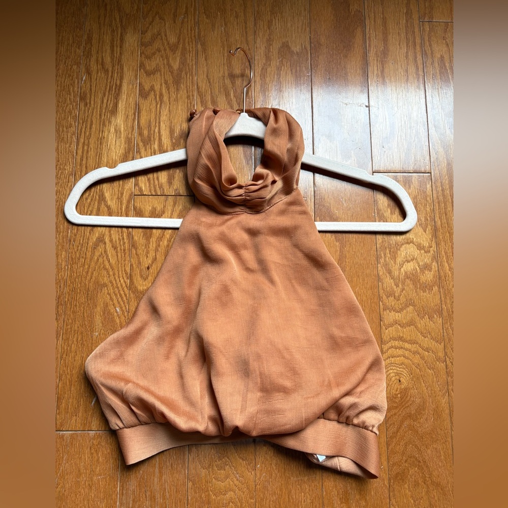 Rusty orange Halter Top